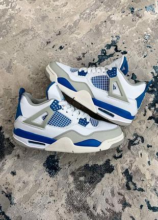 Мужские кожаные кроссовки найк джордан 4, nike air jordan 4.