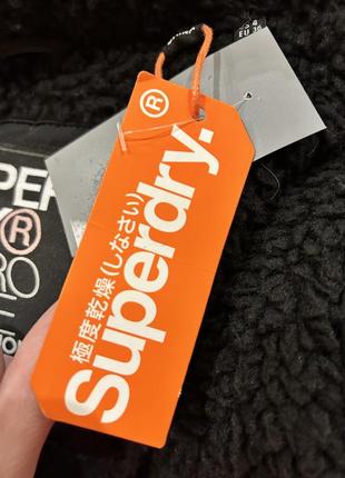 Женская черная парка superdry7 фото