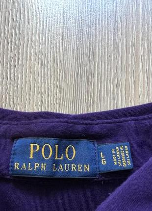 Чоловіча класична бавовняна поло футболка polo ralph lauren5 фото