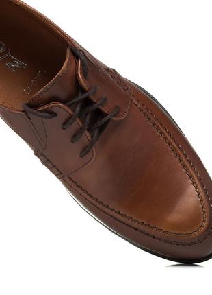Туфлі чоловічі шкіряні коричневі 2641-а7 фото