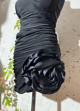 Набор из 2 вещей, вечернее платье kikiriki (м) с цветком и жакетом petro soroka (42)5 фото