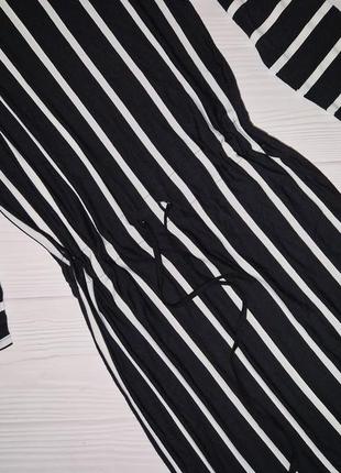 Платье в пол в продольную полоску размер универсал3 фото