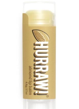 Бальзам для губ hurraw! almond lip balm, 4.8 г