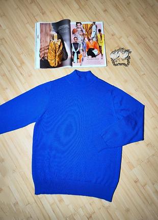 Fmf 💔насыщенно-синий свитер под горло

50% шерсть4 фото