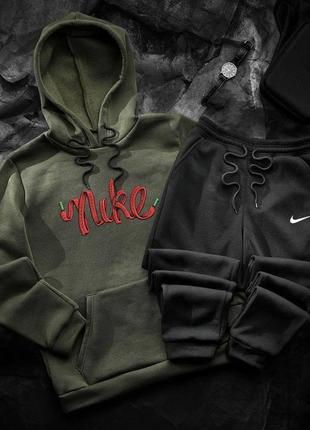 Мужской спортивный костюм nike на флисе