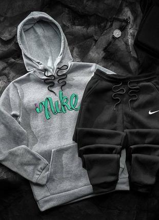 Мужской спортивный костюм nike на флисе