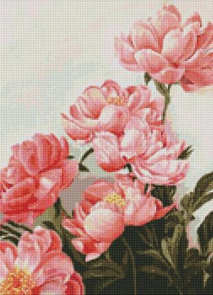 Алмазная мозаика amo7274 букет розовых пионов ©artalekhina, 40х50см идейка на подрамнике