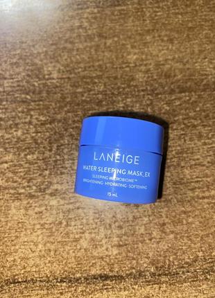 Laneige зволожуюча нічна маска для обличчя water sleeping mask ex