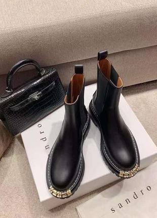Черевики в стилі sandro paris
