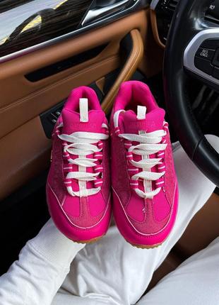 Кросівки barbie жіночі рожеві з натуральної шкіри nike humara lx jacquemus pink