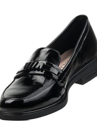 Туфли женские черные лакированые 2130т-а5 фото