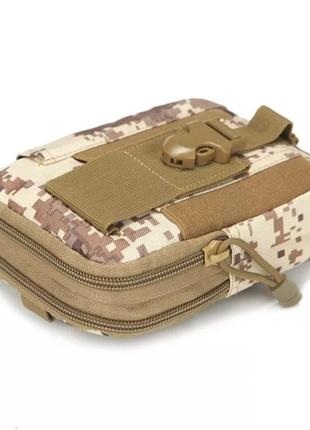 Тактична сумка на стегно, камуфляж, сумка на пояс4 фото