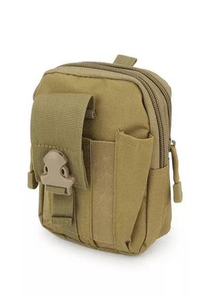 Тактична сумка на стегно, камуфляж, сумка на пояс2 фото