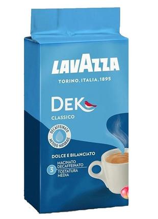 Кофе молотый dek decaffeinato (без кофеина) 250 г