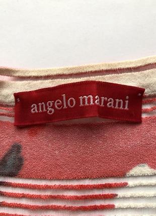 Angelo marani блузка полупрозрачная италия6 фото