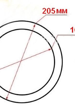 Система под мусорное ведро цвет красное золото 205мм круглая в столешницу люк...