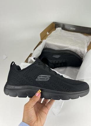 Мужские кроссовки skechers sport summits 232395 bbk, оригинальные кроссовки скейчерс