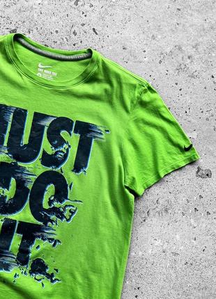 Nike just do it men’s green t-shirt футболка4 фото