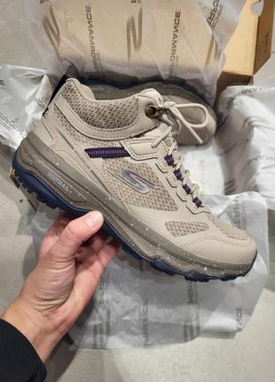 Кроссовки высокие женские Blue skechers оригинал