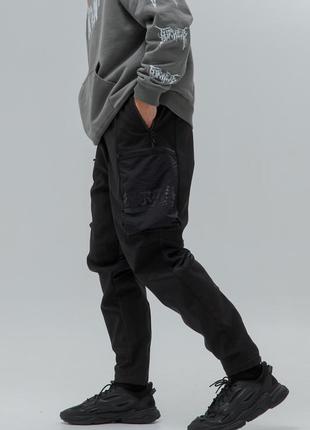 Брюки теплые софтшелл❄ дизайнерские брюки карго3 фото