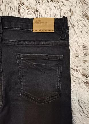 Джинсы скинни чёрные denim 3