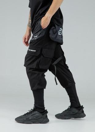 Брюки карго дизайнерские, мужские брюки гессан2 фото