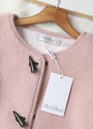 Тедди max mara розовая женская шерстяная9 фото