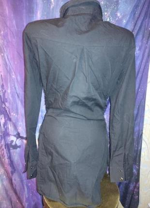 Готична міні сукня сорочка зі шнурівкою3 фото
