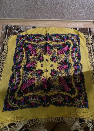 Стара шалянова хустина канада америка