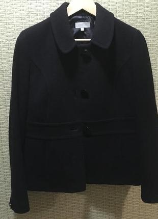 Шерстяное пальто пиджак
