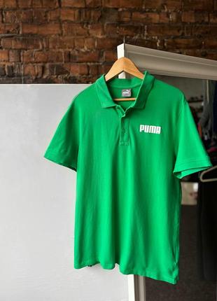Puma men’s green polo shirt поло
