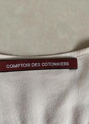 Шёлковый комбинезон с шортами дорогой бренд comptoir des cotonniers размер м7 фото