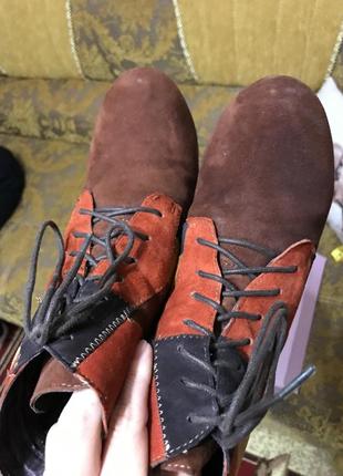 Зимнее-осенние ботиночки на платформе, размер 37.4 фото