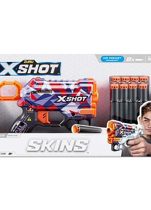 Швидкострільний бластер x-shot skins menace malice (8 патронів), 36515m