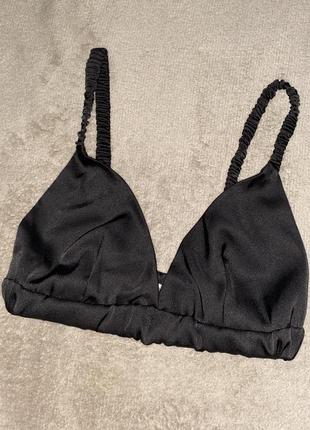 Топ черный "manifest" makeup women's bra black