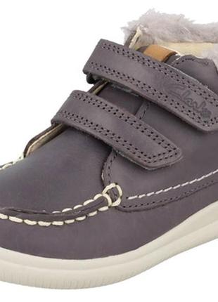 Перші взуття, черевики clarks cloud fluffy fst f fit grey