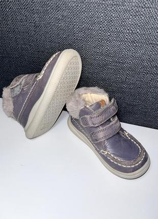 Первые обувь, ботинки clarks cloud fluffy fst f fit grey8 фото