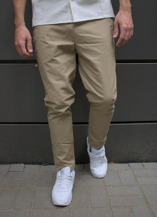 Чоловічі літні брюки бежеві1 фото