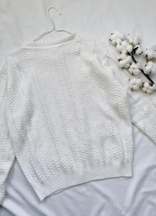 Кофта, кардиган, джемпер, пуловер, белая, белый, білий, біла, canda, c&a3 фото