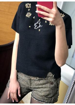 Тепла кофта з камінням silvian heach