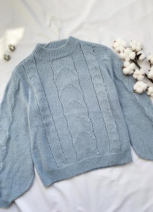 Свитер, кофта, джемпер, пуловер, объемный рукав, об'ємний рукав, h&m4 фото