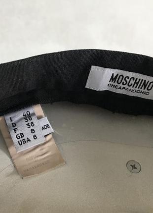 Чёрные узкие брюки леггинсы moschino 100 % оригинал р 42 445 фото