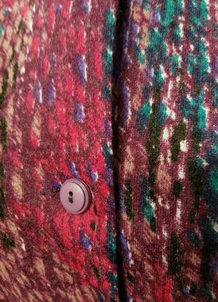 Винтажный блузон жакет кардиган на кулиске завязках бренд trevira5 фото