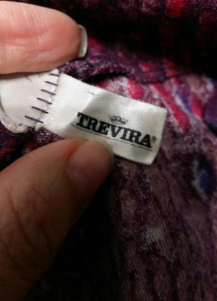 Винтажный блузон жакет кардиган на кулиске завязках бренд trevira8 фото