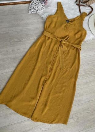 Шикарное платье сарафан с поясом primark1 фото