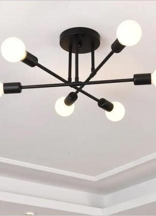 Люстра потолочная 8007/6 bk