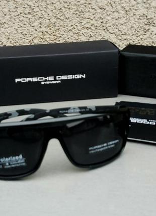 Porsche design окуляри чоловічі сонцезахисні чорні поляризированые