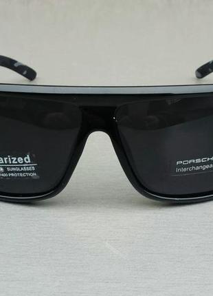 Porsche design очки мужские солнцезащитные черные поляризированые