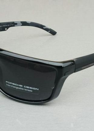 Porsche design очки мужские солнцезащитные черные поляризированые