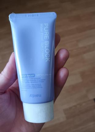 Сонцезахисний крем a'pieu spf50 waterproof